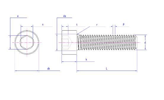 DIN 912 Hexagon Socket Head Cap Screws