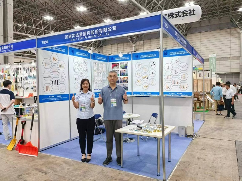 Jinan Star Fasteners schitteren op de Chiba International Hardware Fair in Japan