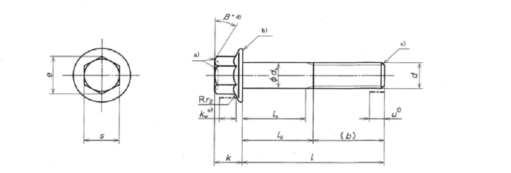 JIS Hex Head Flange Bolt